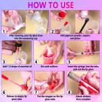 ⁦JCOOS Lip Gloss Making Kit, Lip Gloss Set for Teens Kids Tweens Girls Woman Lip Kit Fun DIY Lipgloss Making Kit, Make Your Own Lip Gloss Kit, Moisturizing Glitter Kids Gifts Stuff for Girls 10-12⁩ - الصورة ⁦8⁩