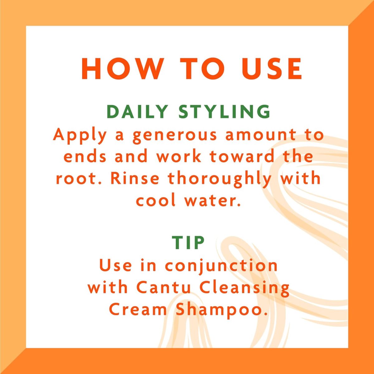 ⁦Cantu Sulfate-Free Hydrating Cream Conditioner with Shea Butter for Natural Hair, 25 fl oz (Packaging May Vary)⁩ - الصورة ⁦9⁩
