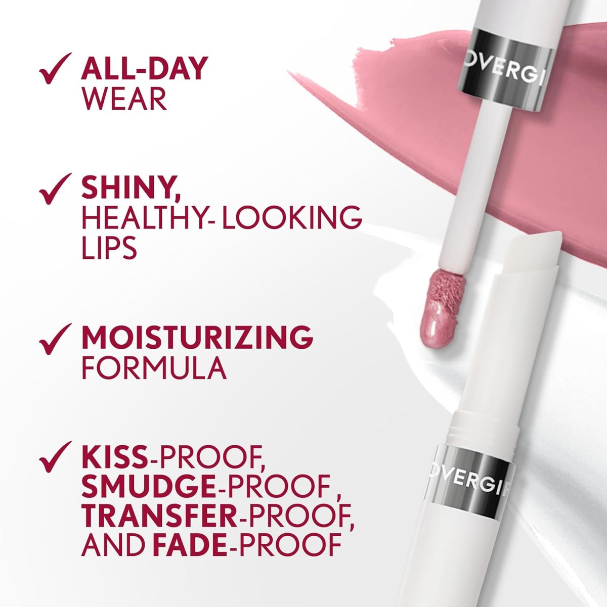 ⁦COVERGIRL Outlast All-Day Lip Color Custom Nudes, Universal Nude⁩ - الصورة ⁦4⁩