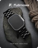 ⁦Fullmosa Metal Strap Compatible with Apple Watch Strap 42mm 41mm 40mm 38mm 44mm 45m 46mm 49mm Stainless Steel Replacement Band Compatible with iWatch Series 10 9 8 7 6 SE 5 4 3 2 1 Ultra⁩ - الصورة ⁦2⁩
