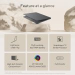 ⁦ASUS Zenbook A14; Copilot+ PC, Ultrathin Laptop, 14” WUXGA OLED, Snapdragon® X Processor, 16 GB Memory, 512GB SSD, Wi-Fi 6E, Zabriskie Beige, UX3407QA-DS52-CB⁩ - الصورة ⁦7⁩