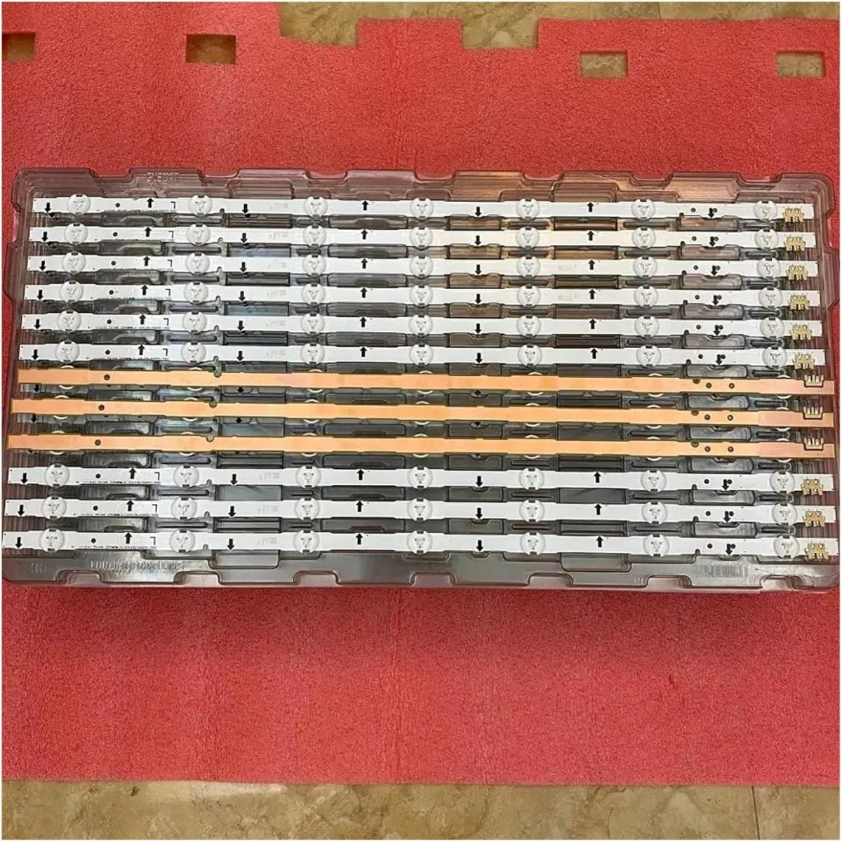 ⁦LED backlight strip For Sam/s.ung UE32H4500 2014SVS32HD 3228 07 D4GE-320DC0-R3 R2 BN96-35208A 30448A 30446A 30445A (Color : 15pcs For 5 TV)⁩ - الصورة ⁦2⁩