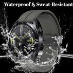 ⁦NESLIN Magnetic Band Compatible with Huawei Watch GT5/GT5 Pro 2024/GT4/Watch 4/4 Pro 46mm/GT3/GT3 Pro 46mm/GT2/GT 46mm/GT2 Pro/GT2e/GT Runner, 22mm Magnetic D-Buckle Replacement Silicone Strap⁩ - الصورة ⁦4⁩