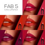 ⁦RENEE Fab 5 5-In-1 Lipstick, 7.5gm⁩ - الصورة ⁦5⁩