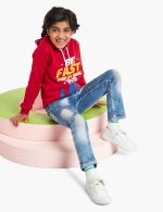 ⁦T2F Boys Boys hooded Sweatshirt Hooded Sweatshirt (pack of 1)⁩ - الصورة ⁦4⁩