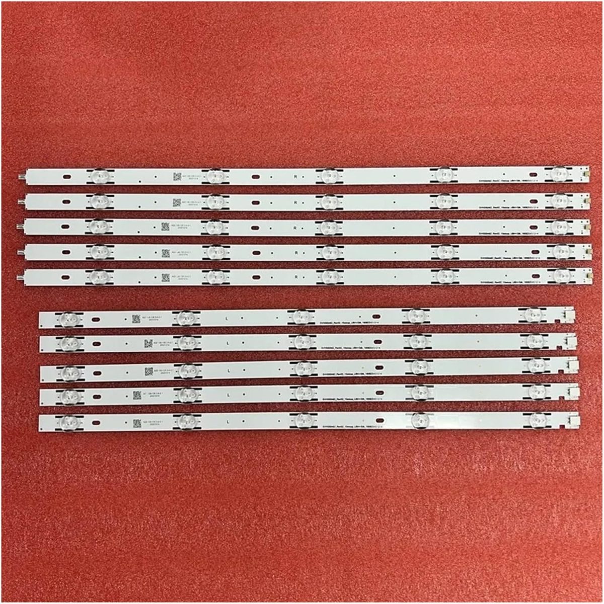 شريط اضاءة خلفية LED من تيلوج، 10 مصابيح LED لهايسين/اس اي H50N5300UK H50N5308 LED50EC500U 50H6D H50NEC5205 لـ S.ha/rp LC-50P7000 LC-50P7000U LC-50LBU591U (اللون: 10LED ل110LED تلفزيون)