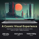 ⁦Lenovo IdeaPad Slim 3 15.6" FHD Anti-Glare Laptop, Intel i3-N305, 8GB LPDDR5, 1.16TB Storage(1TB SSD+160GB Docking Station Set), Num Pad, HD Camera, Dolby Audio, WiFi 6, Win 11, Grey⁩ - الصورة ⁦5⁩