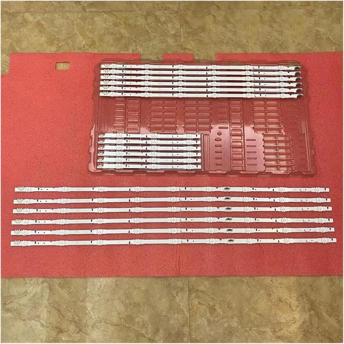 ⁦TILLOJJ LED strip for Sam/s.ung UA48J6200AK UA48J5500AK UA48J5300AK UA48J5300AJ UA48J5170AS UA48J5100AR UA48J5100AK UA48H6400AW UA48H6400⁩ - الصورة ⁦5⁩