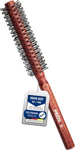 Priohair Prios® | Hair Dryer Brush, Round Brush, Men's Beard and Round Brush, for Straightening and Blow-Drying, Beard Brush for Men, Hair and Beard Brush for Short to Medium Length Hair (S)