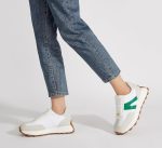 ⁦LUCKY STEP Women's Platform Fashion Sneakers Retro Classic Trainers Casual Lace-up Stylish Tennis Running Walking Shoes⁩ - الصورة ⁦3⁩