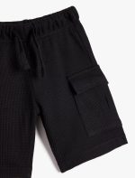⁦KOTON Boys 5SKB40016TK999 Basic Shorts⁩ - الصورة ⁦4⁩