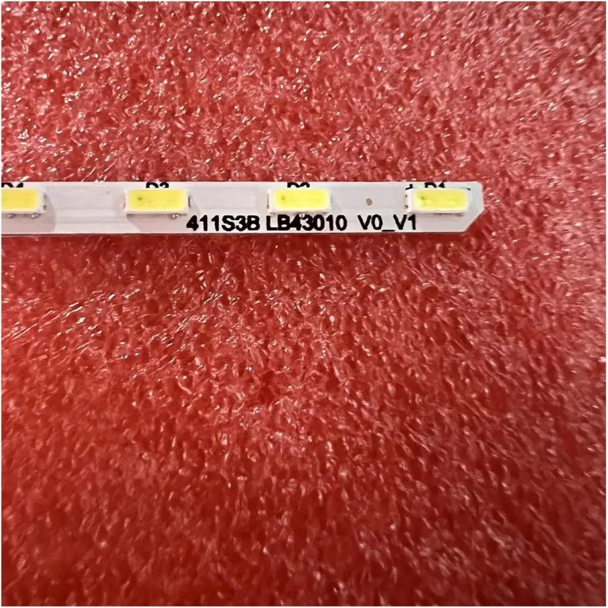 ⁦TILLOJJ LED Backlight Strip for So/n.y KD-43XD8099 KD-43XD8305 TV LB43010 V0_01 T430QVF01.0 S430QF58 V5 74.43T07.001-5-DX1 (Color : 10pcs For 5 TV)⁩ - الصورة ⁦4⁩