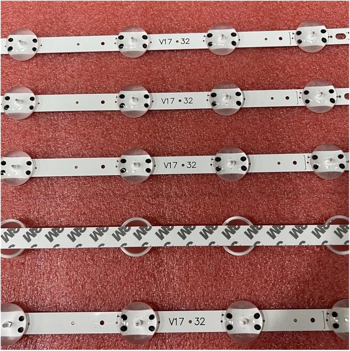 ⁦TILLOJJ 1 PCS 8LED For 1 TV LED backlight strip For L/G 32LJ610V 32LJ510V 32LJ510U HC320DXN-ABSL1-2143 6916L-2855B 2855A 2855 V18 32 V17 32 (Color : 2 PCS for 2 TV)⁩ - الصورة ⁦4⁩