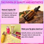 ⁦JCOOS Lip Gloss Making Kit, Lip Gloss Set for Teens Kids Tweens Girls Woman Lip Kit Fun DIY Lipgloss Making Kit, Make Your Own Lip Gloss Kit, Moisturizing Glitter Kids Gifts Stuff for Girls 10-12⁩ - الصورة ⁦7⁩
