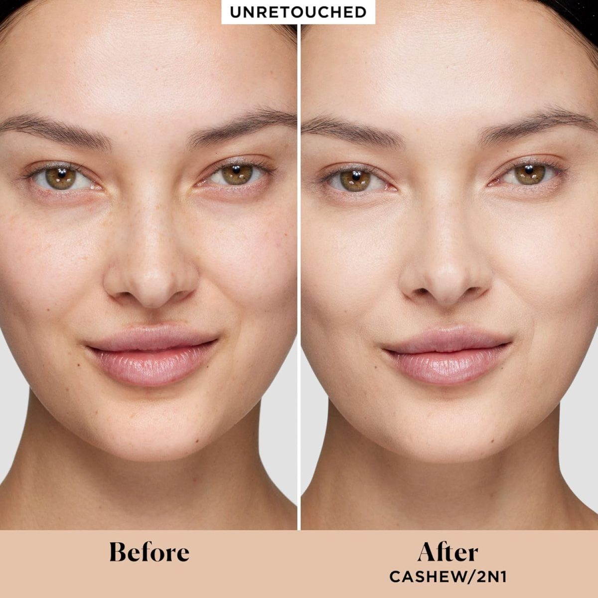 ⁦Laura Mercier Women's Real Flawless Foundation, 2N1 Cashew, Tan, 1 oz / 30 mL⁩ - الصورة ⁦3⁩