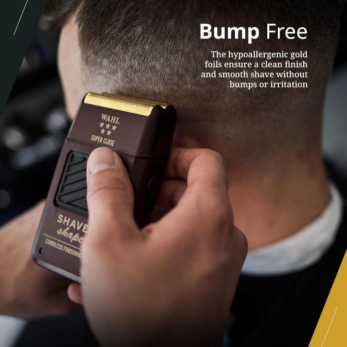 ⁦Wahl Professional 5 Star Series Shaver Shaper Replacement Super Close Gold Foil and Cutter Bar Assembly, Hypo-allergenic, Super Close Shaving, for Professional Barbers and Stylists - Model 7031-100⁩ - الصورة ⁦4⁩