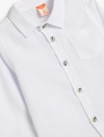 ⁦KOTON Boys 5SMB60044TW000 Basic Shirt⁩ - الصورة ⁦4⁩
