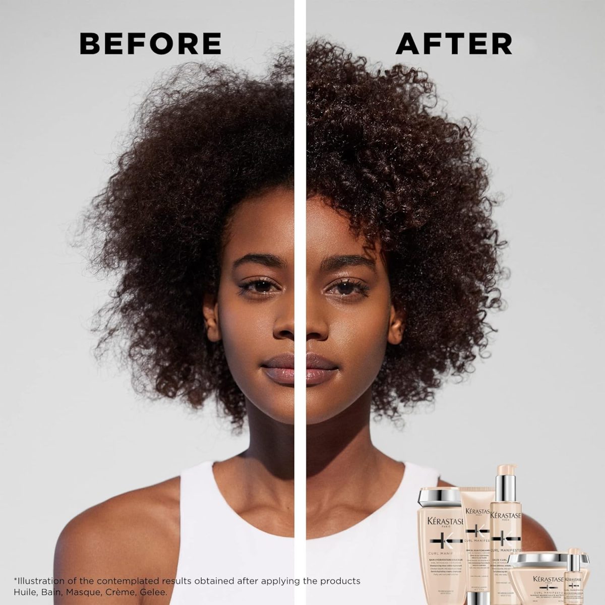 ⁦Kérastase Curl Manifesto Refresh Absolu Curl Refreshing Spray for Unisex 190ml⁩ - الصورة ⁦4⁩