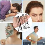 ⁦fenshine Metal Hair Bands Feather Wavy Headband Unisex Black Wavy Headband Polished Backwards Non-Slip Sports Hair Band for Women Men 6 Pack⁩ - الصورة ⁦5⁩