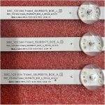 ⁦TILLOJJ LED Backlight Strip for L/G 55UR8000AUA Trident 55UR80/75 BOE A EAV65057001 6LED(3V）610mm (Color : 14pcs For 2 TV)⁩ - الصورة ⁦3⁩