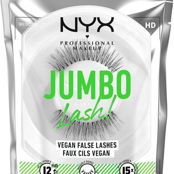 NYX Professional Makeup Jumbo Lash Vegan False Eyelashes, 03 Wispy Flutter