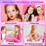 ⁦JCOOS Lip Gloss Making Kit, Lip Gloss Set for Teens Kids Tweens Girls Woman Lip Kit Fun DIY Lipgloss Making Kit, Make Your Own Lip Gloss Kit, Moisturizing Glitter Kids Gifts Stuff for Girls 10-12⁩ - الصورة ⁦6⁩