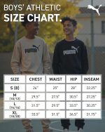 ⁦PUMA Boys' Pants Set - 2 Piece Tricot Athletic Zip Up Jacket Sweatshirt and Active Jogger Pants - Boys Activewear Set (4-16), Size⁩ - الصورة ⁦7⁩