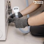 ⁦أنبوب تصريف للغسالة بطول 1.5 متر من بي ام بي تولز، أنبوب تصريف بلاستيكي رمادي⁩ - الصورة ⁦6⁩