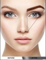 ⁦Demure Eyebrow Dye Kit, Professional Formula Brow Tint - contains Argan Oil & Castor Oil (Omega 6, Carotene, Vitamins А, Е, F), Fast and Safe Results (3.0 Dark Brown)⁩ - الصورة ⁦3⁩
