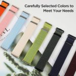⁦KEYSJEFF Nylon Strap Compatible with Huawei Watch Fit 4 Pro Strap, No Gap Breathable Sports Wristband Replacement Strap Compatible with Huawei Watch Fit 3/4/4 Pro 2025⁩ - الصورة ⁦5⁩