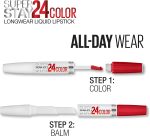 ⁦Maybelline SuperStay 24, 2-Step Liquid Lipstick, Constant Cocoa⁩ - الصورة ⁦10⁩