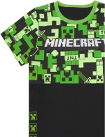 ⁦Minecraft Pajamas Boys 4 Design Options Kids Top Shorts Gamer PJs⁩ - الصورة ⁦6⁩