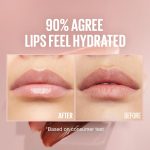 ⁦Maybelline New York Lifter Gloss Hydrating Lip Gloss with Hyaluronic Acid, Gummy Bear, Sheer Light Pink, 1 Count⁩ - الصورة ⁦4⁩