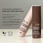 ⁦Milani Conceal + Perfect - Skin Tint Stick, Blur Out Tinted Moisturizer Makeup, Shade 006⁩ - الصورة ⁦8⁩