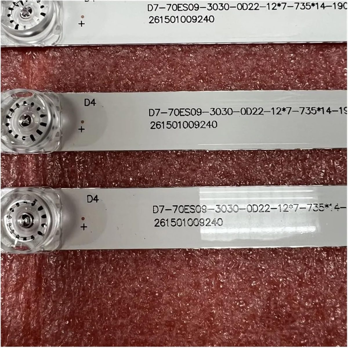 ⁦TILLOJJ LED Backlight strip 7LED for A.O/C 70U2 70PUF6894/T3 70PUG6774/78 CEJJ-LB700Z-7S1P-M3030-A-3 D7-70ES08-3030-0D22⁩ - الصورة ⁦4⁩