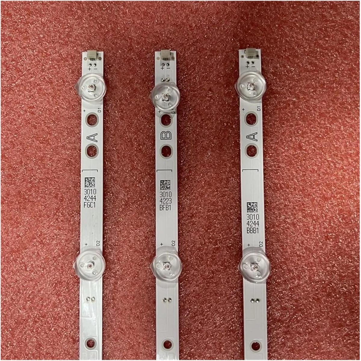 ⁦LED Backlight Strip for e.den/wood ED43CO1UHD-VE E43UHDHDRS3Q For J.V/C LT-43VU3900 LT-43C890B TX-43HX580B For TO.SHI/BA 43U2063DB (Color : 30pcs For 10 TV)⁩ - الصورة ⁦3⁩