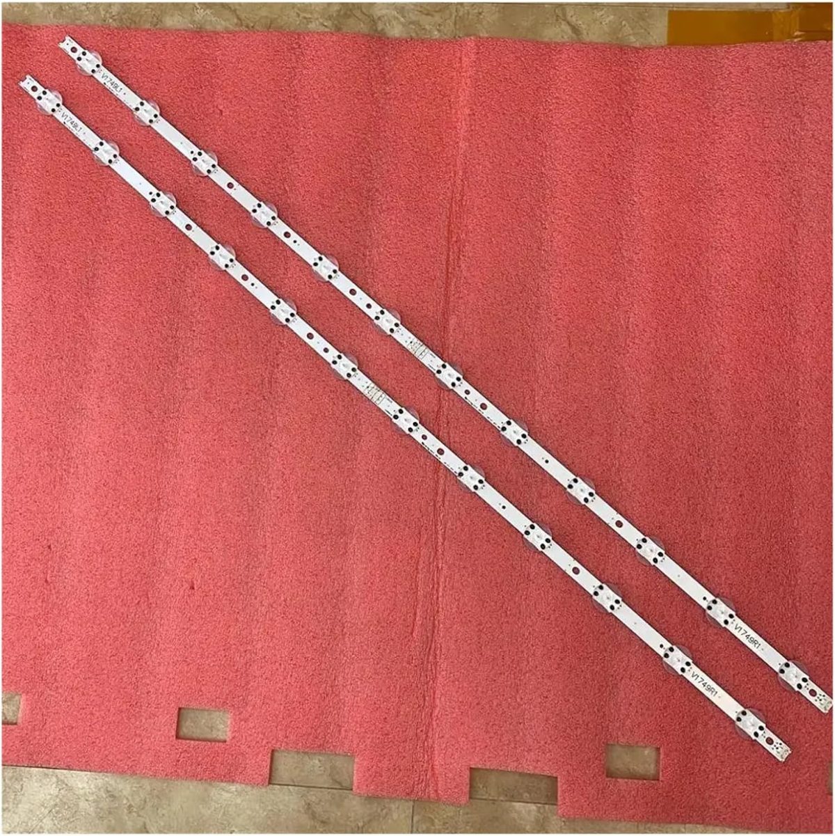 ⁦TILLOJJ LED Strip for L/G 49UJ630Y 49UJ654T 49SK7900PVB 49UJ701V 49UJ6100 49UJ6300 49UJ6307 49UJ6309 49UJ6320 49UJ6350 49UJ6500 49UJ6510 (Color : 2set For 2 TV)⁩ - الصورة ⁦5⁩
