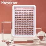 ⁦Mavphnee Brown Lash Clusters Natural Lash Extensions Wispy Eyelash Clusters 168 Pcs C Curl Lashes Clusters for Everyday Wear Beginner Friendly Dark Brown Cluster Eyelash Extensions by⁩ - الصورة ⁦8⁩
