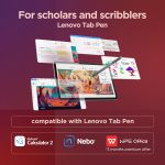 ⁦Lenovo Tab M11 Android Tablet | 11 Inch Full HD 1200p | 128 GB | Lenovo Tab Pen + Folio Case | WiFi | 4 GB RAM | Luna Grey | Designed for Portable Entertainment⁩ - الصورة ⁦4⁩