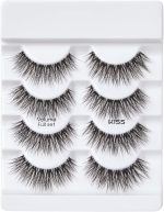 ⁦KISS Lash Couture Luxtension, False Eyelashes, 'Volume Full Set', 14 mm, Includes 4 Pairs Of Lashes, Contact Lens Friendly, Easy to Apply, Reusable Strip Lashes⁩ - الصورة ⁦8⁩