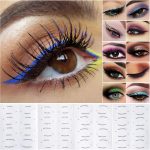 ⁦ELECDON Eyeliner Eyeshadow Template, 24 Pieces Multi-Style Cat Eye Eyeshadow Stickers Makeup Beauty Accessories for Women Girls Beginner Makeup Artist⁩ - الصورة ⁦2⁩