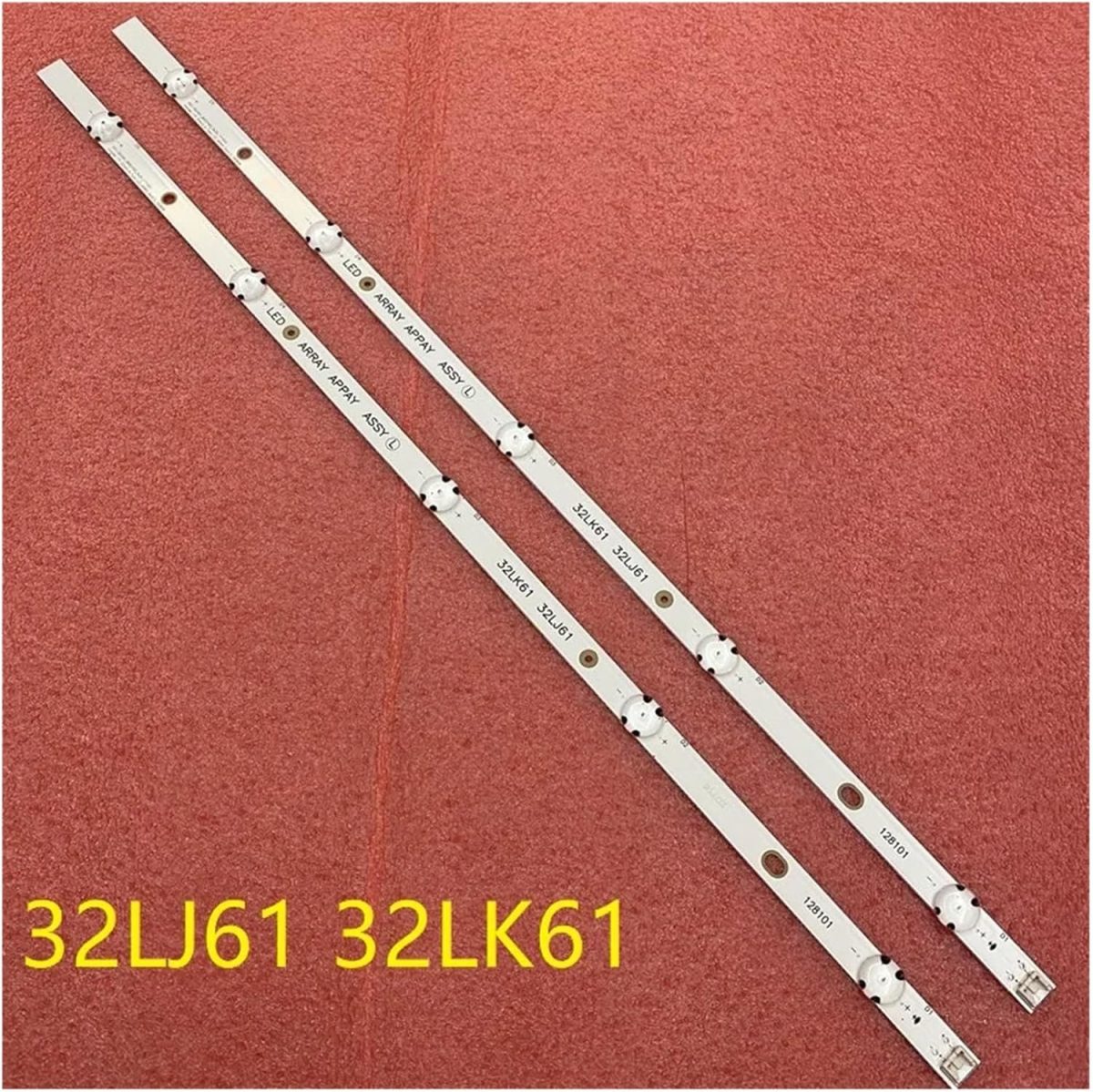 ⁦New 2 PCS/set 5LED 615mm LED backlight strip for L/G 32LJ610V 32LJ610V-ZD 32LJ610U LED ARRAY ASSY 32LJ61 HC320DUN-ABSL1-A14X⁩ - الصورة ⁦2⁩
