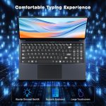 ⁦Gaming Laptop i5, 16 inch Laptop Up to 3.60 GHz, Business Notebook Computer for 16GB RAM 512GB SSD, Full HD 1920X1200 Display Backlit Keyboard 180 Angle Opening for Business Work laptops WIFI 5 HDMI⁩ - الصورة ⁦6⁩