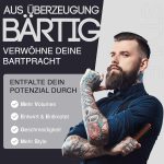 ⁦The Beardy Bro® Men's Round Beard Brush, Beard Styling, Beard Brush, Hair Dryer Brush, Hair Brush, Comb Men - With Special Nubs for Short to Medium Length Hair (M)⁩ - الصورة ⁦7⁩