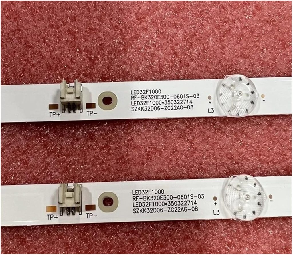 TILLOJJ LED backlight strip 6LED for K.on/ka LED32F1000 RF-BK320E30-0601S-07 SZKK32D06-ZC22AG-08 KKTV D32C K32K5 (Color : Kit 2pcs For 1 TV)