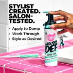 ⁦Multi-Use Mousse for Curly Hair – The Doux Mousse Def Texture Foam for Styling, Curl Definition, Volume & Shine – Curl Cream Alternative for African Hair & Natural Hair Styles⁩ - الصورة ⁦4⁩