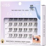 ⁦KISS DIY Eyelash Extension Wispy Wisps - Featherlight Synthetic Reusable Artificial Eyelashes Multipack of 24 Mini Lash Clusters for Natural Lash Extension Look⁩ - الصورة ⁦2⁩