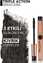 ⁦Flormar Triple Action Mascara⁩ - الصورة ⁦4⁩