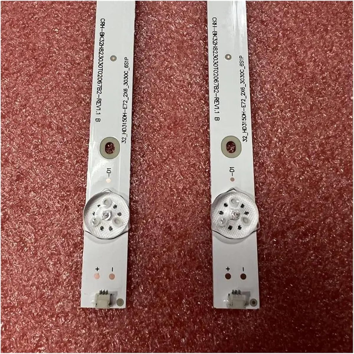⁦LED Backlight Strips 6LED For SVH320AQ9 JL.32061330-003BS-M JL.32061330-003CS-M CRH-BK32H823030T02067B2 32 HD315DH E72 2X6⁩ - الصورة ⁦2⁩