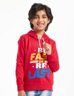 ⁦T2F Boys Boys hooded Sweatshirt Hooded Sweatshirt (pack of 1)⁩ - الصورة ⁦2⁩